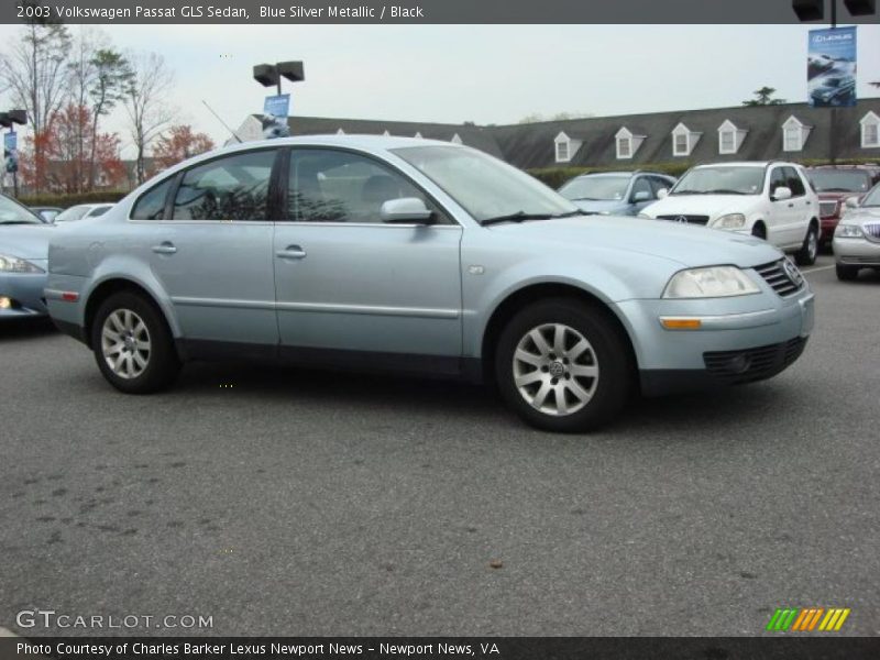 Blue Silver Metallic / Black 2003 Volkswagen Passat GLS Sedan