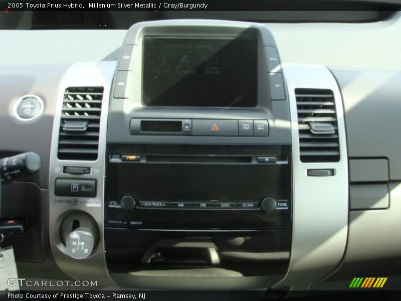 Millenium Silver Metallic / Gray/Burgundy 2005 Toyota Prius Hybrid