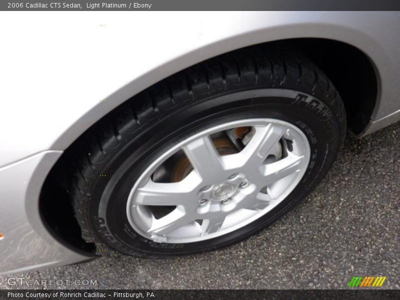 Light Platinum / Ebony 2006 Cadillac CTS Sedan