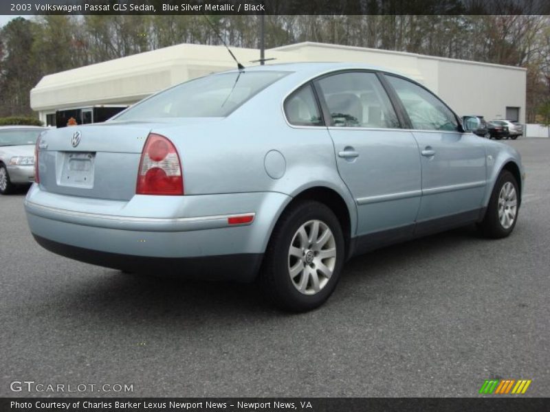 Blue Silver Metallic / Black 2003 Volkswagen Passat GLS Sedan