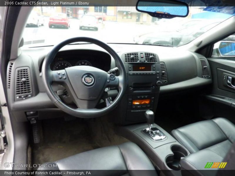Light Platinum / Ebony 2006 Cadillac CTS Sedan