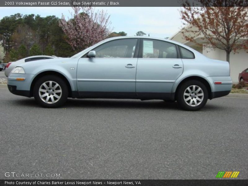 Blue Silver Metallic / Black 2003 Volkswagen Passat GLS Sedan