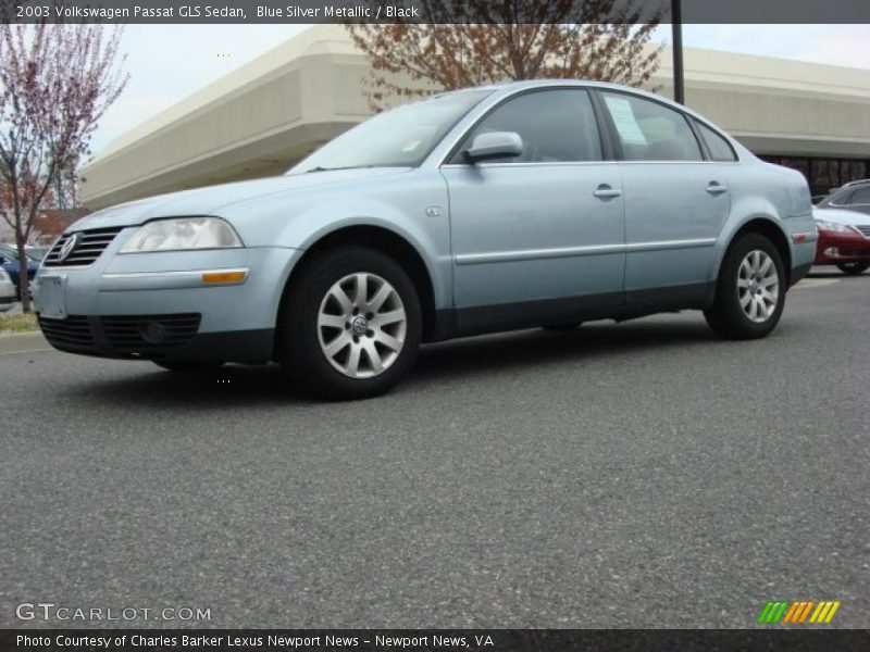 Blue Silver Metallic / Black 2003 Volkswagen Passat GLS Sedan