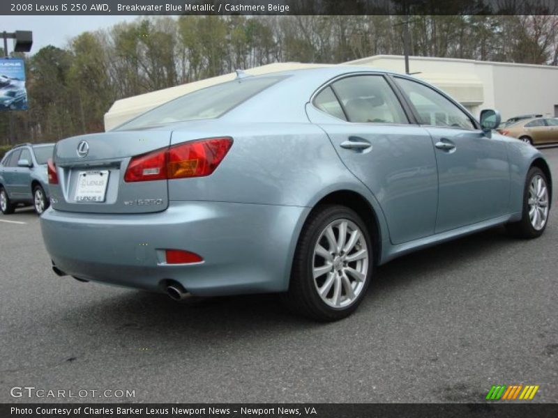 Breakwater Blue Metallic / Cashmere Beige 2008 Lexus IS 250 AWD