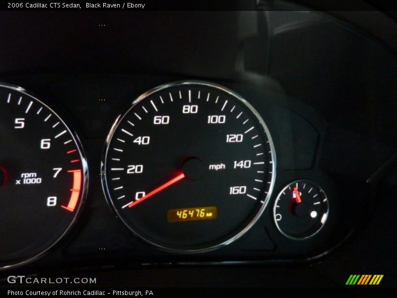 Black Raven / Ebony 2006 Cadillac CTS Sedan