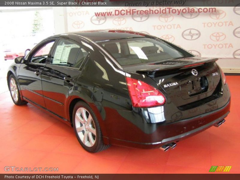 Super Black / Charcoal Black 2008 Nissan Maxima 3.5 SE