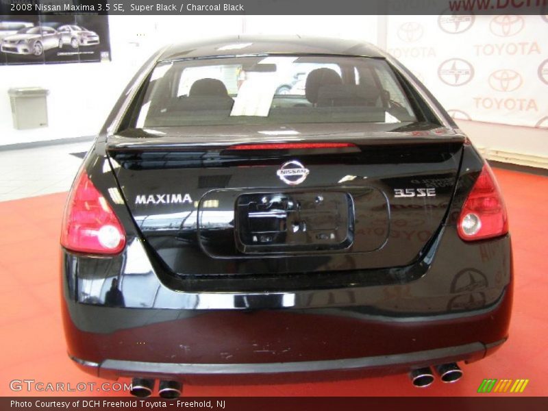 Super Black / Charcoal Black 2008 Nissan Maxima 3.5 SE
