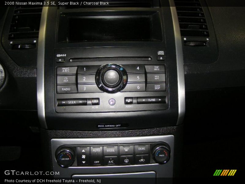 Super Black / Charcoal Black 2008 Nissan Maxima 3.5 SE