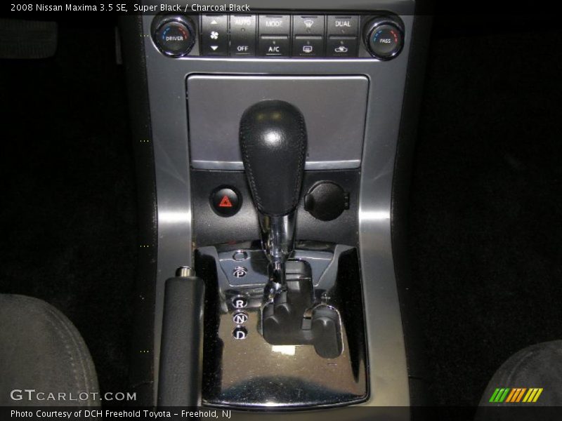 Super Black / Charcoal Black 2008 Nissan Maxima 3.5 SE