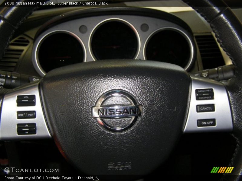 Super Black / Charcoal Black 2008 Nissan Maxima 3.5 SE