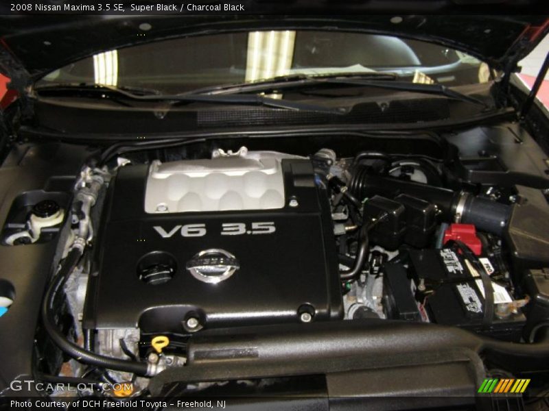 Super Black / Charcoal Black 2008 Nissan Maxima 3.5 SE