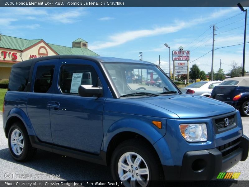 Atomic Blue Metallic / Gray/Blue 2006 Honda Element EX-P AWD