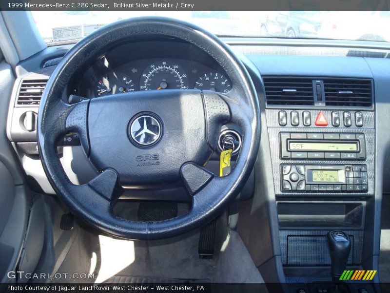 Brilliant Silver Metallic / Grey 1999 Mercedes-Benz C 280 Sedan