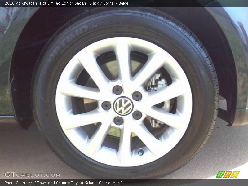 Black / Cornsilk Beige 2010 Volkswagen Jetta Limited Edition Sedan