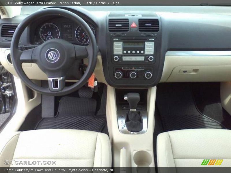Black / Cornsilk Beige 2010 Volkswagen Jetta Limited Edition Sedan