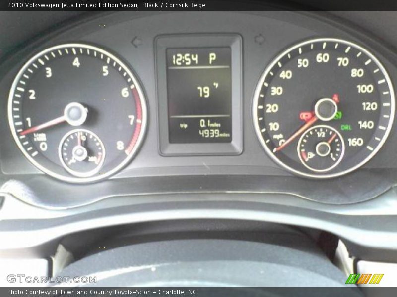 Black / Cornsilk Beige 2010 Volkswagen Jetta Limited Edition Sedan