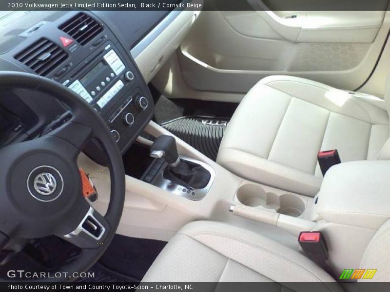 Black / Cornsilk Beige 2010 Volkswagen Jetta Limited Edition Sedan