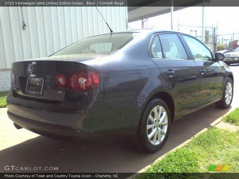 Black / Cornsilk Beige 2010 Volkswagen Jetta Limited Edition Sedan