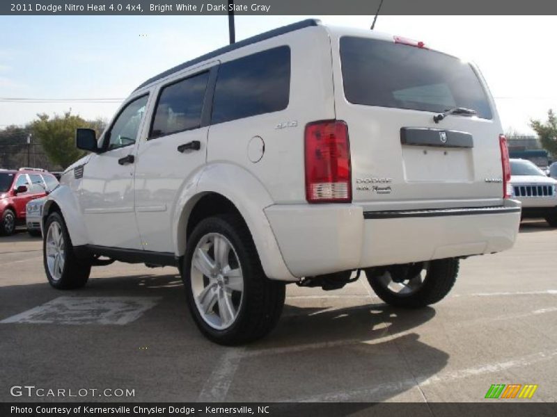 Bright White / Dark Slate Gray 2011 Dodge Nitro Heat 4.0 4x4