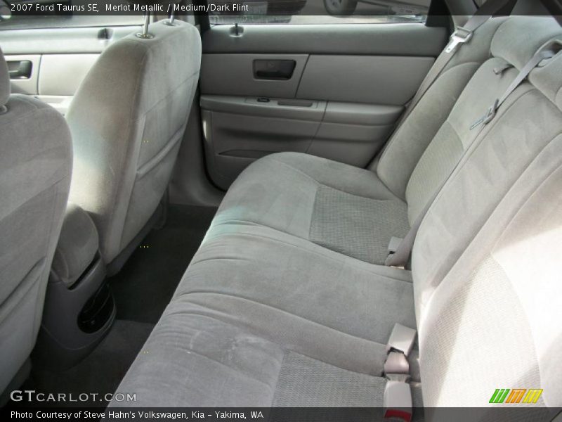 Merlot Metallic / Medium/Dark Flint 2007 Ford Taurus SE