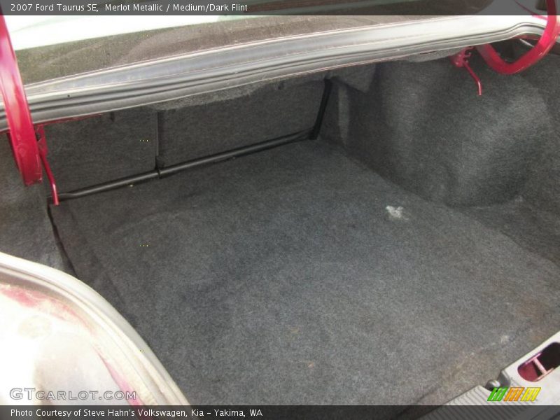 Merlot Metallic / Medium/Dark Flint 2007 Ford Taurus SE