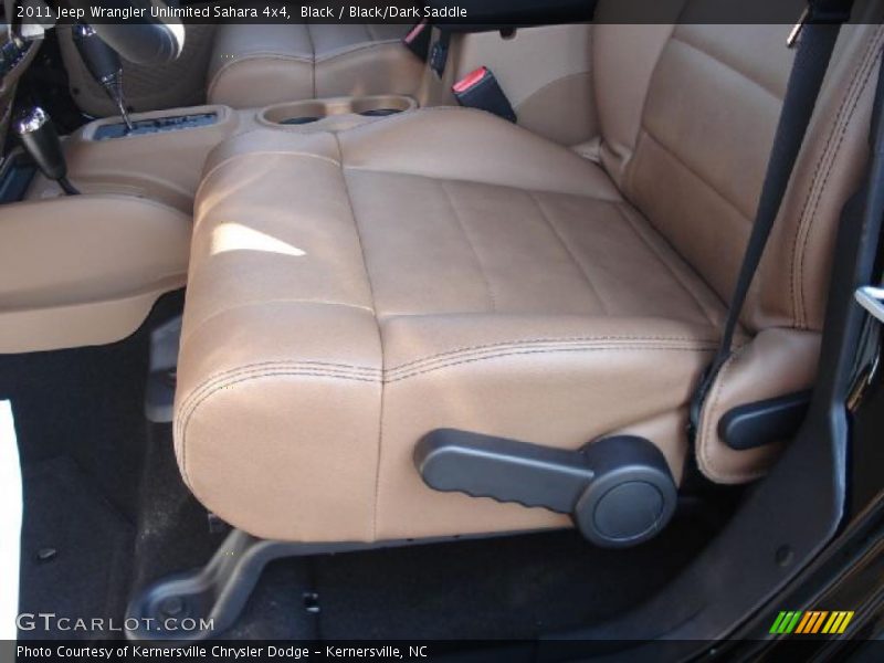 Black / Black/Dark Saddle 2011 Jeep Wrangler Unlimited Sahara 4x4