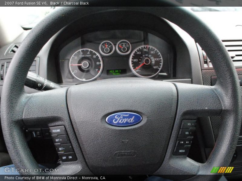 Black / Charcoal Black 2007 Ford Fusion SE V6