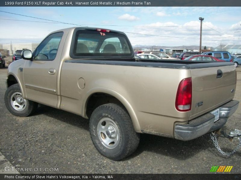  1999 F150 XLT Regular Cab 4x4 Harvest Gold Metallic