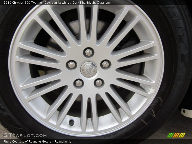 Cool Vanilla White / Dark Khaki/Light Graystone 2010 Chrysler 300 Touring