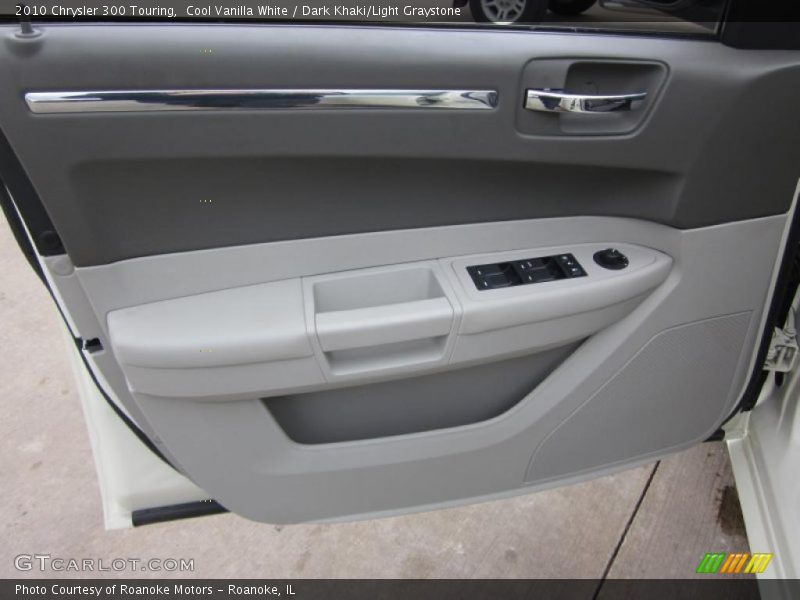 Cool Vanilla White / Dark Khaki/Light Graystone 2010 Chrysler 300 Touring