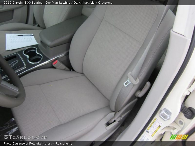 Cool Vanilla White / Dark Khaki/Light Graystone 2010 Chrysler 300 Touring
