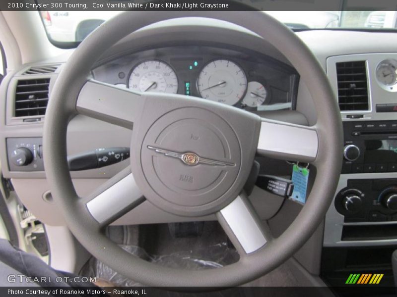 Cool Vanilla White / Dark Khaki/Light Graystone 2010 Chrysler 300 Touring