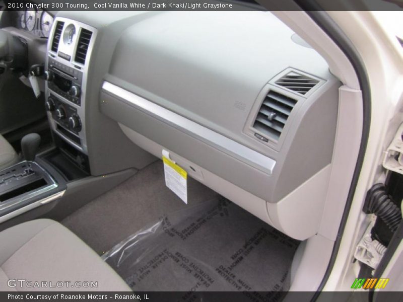 Cool Vanilla White / Dark Khaki/Light Graystone 2010 Chrysler 300 Touring