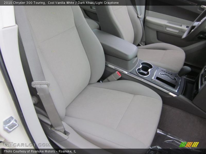 Cool Vanilla White / Dark Khaki/Light Graystone 2010 Chrysler 300 Touring
