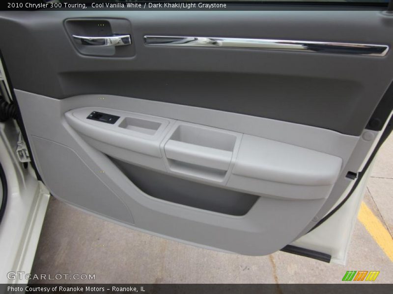 Cool Vanilla White / Dark Khaki/Light Graystone 2010 Chrysler 300 Touring