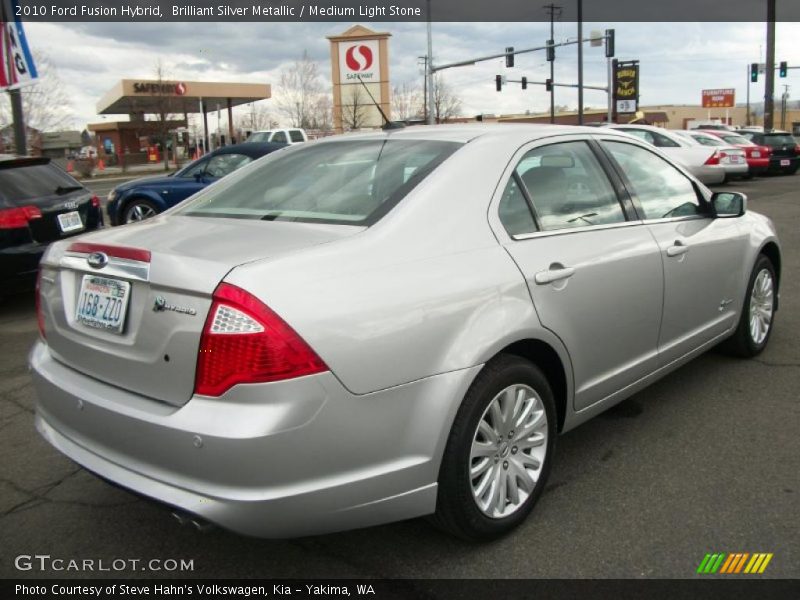 Brilliant Silver Metallic / Medium Light Stone 2010 Ford Fusion Hybrid