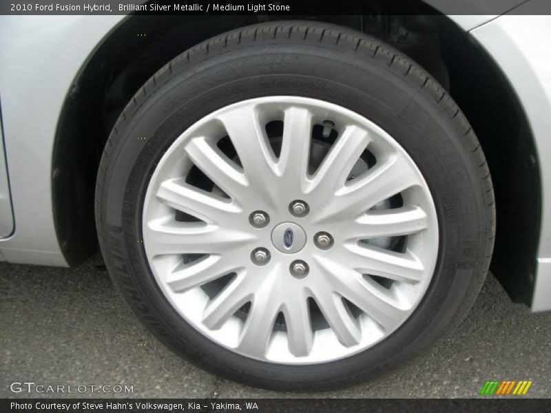 Brilliant Silver Metallic / Medium Light Stone 2010 Ford Fusion Hybrid