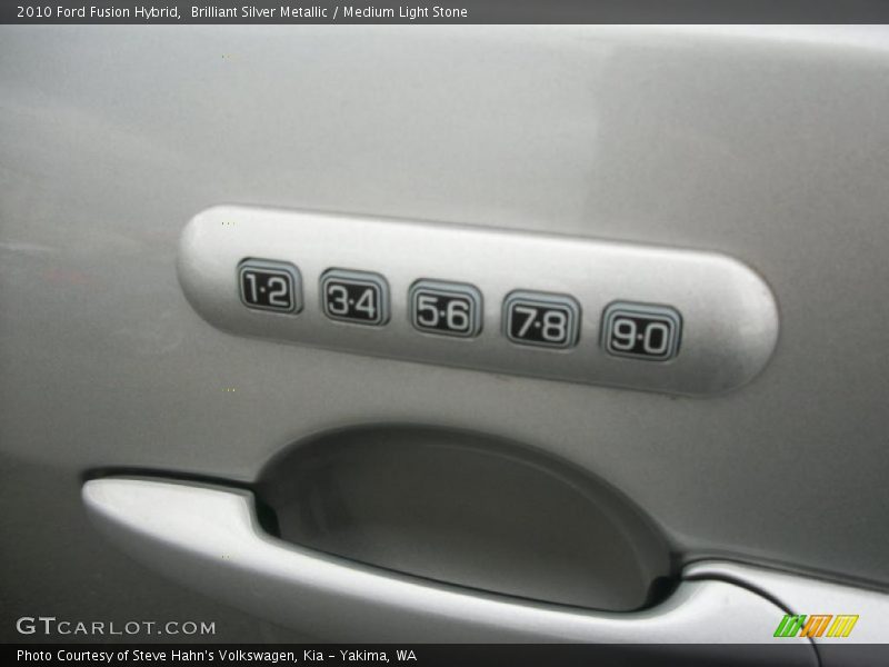 Brilliant Silver Metallic / Medium Light Stone 2010 Ford Fusion Hybrid