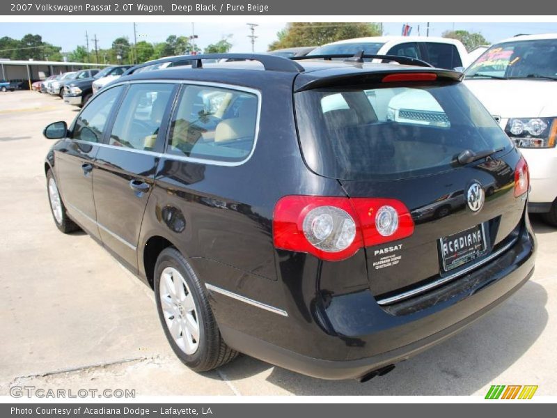 Deep Black / Pure Beige 2007 Volkswagen Passat 2.0T Wagon