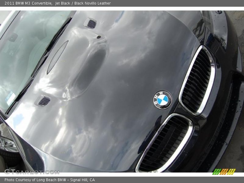 Jet Black / Black Novillo Leather 2011 BMW M3 Convertible