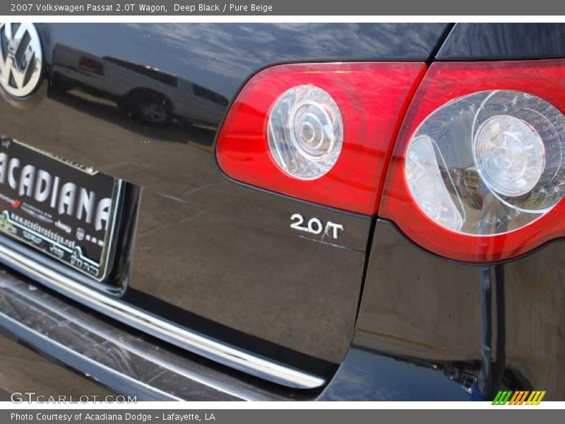 Deep Black / Pure Beige 2007 Volkswagen Passat 2.0T Wagon