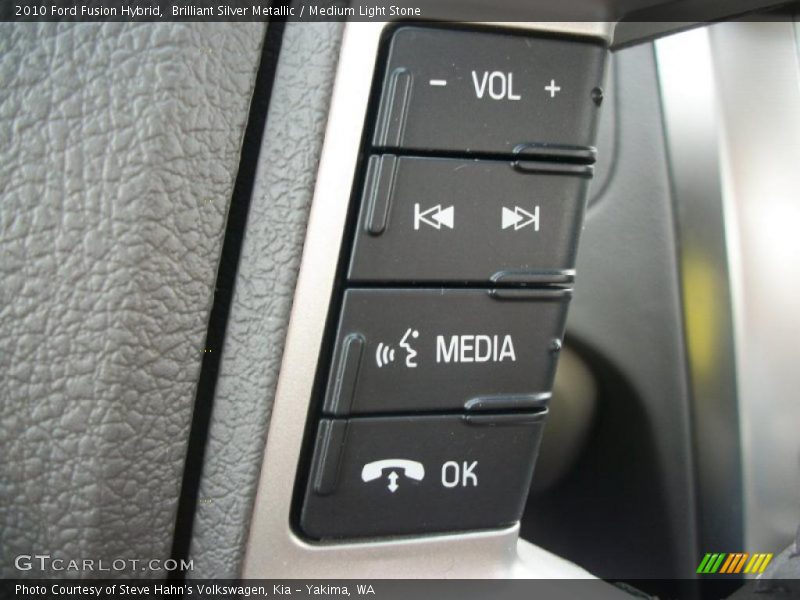 Brilliant Silver Metallic / Medium Light Stone 2010 Ford Fusion Hybrid