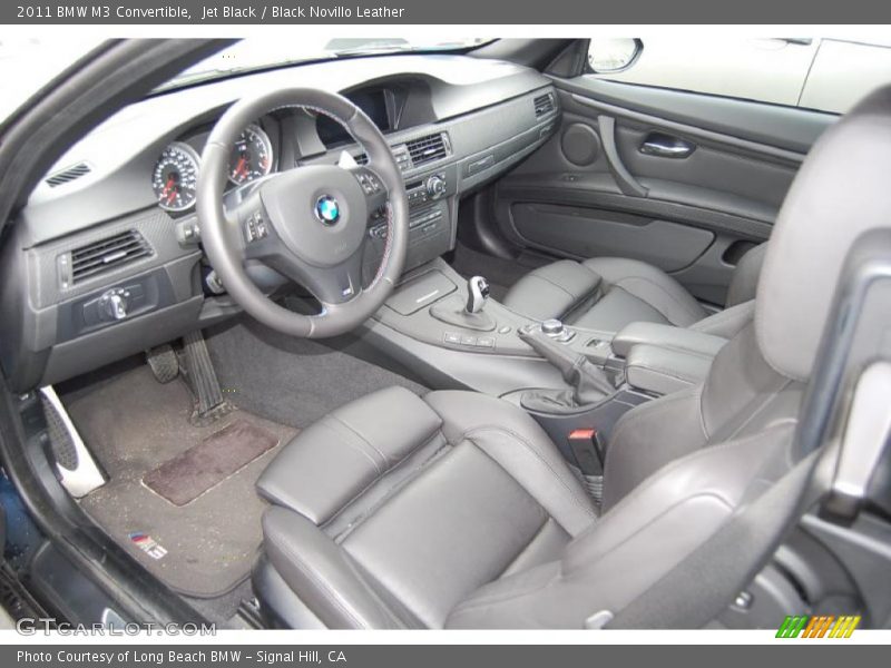  2011 M3 Convertible Black Novillo Leather Interior