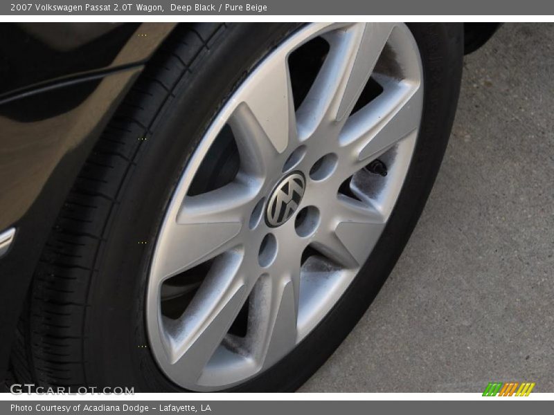 Deep Black / Pure Beige 2007 Volkswagen Passat 2.0T Wagon