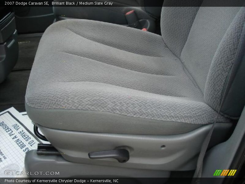 Brilliant Black / Medium Slate Gray 2007 Dodge Caravan SE