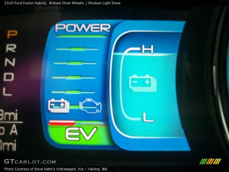 Brilliant Silver Metallic / Medium Light Stone 2010 Ford Fusion Hybrid