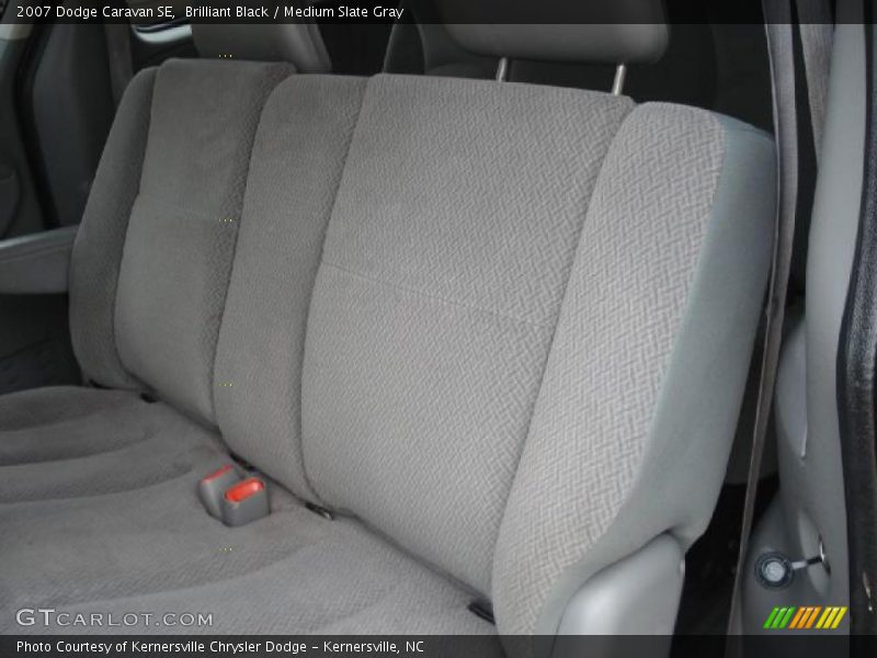 Brilliant Black / Medium Slate Gray 2007 Dodge Caravan SE