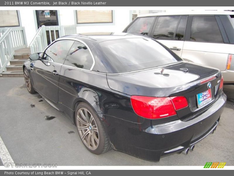 Jet Black / Black Novillo Leather 2011 BMW M3 Convertible