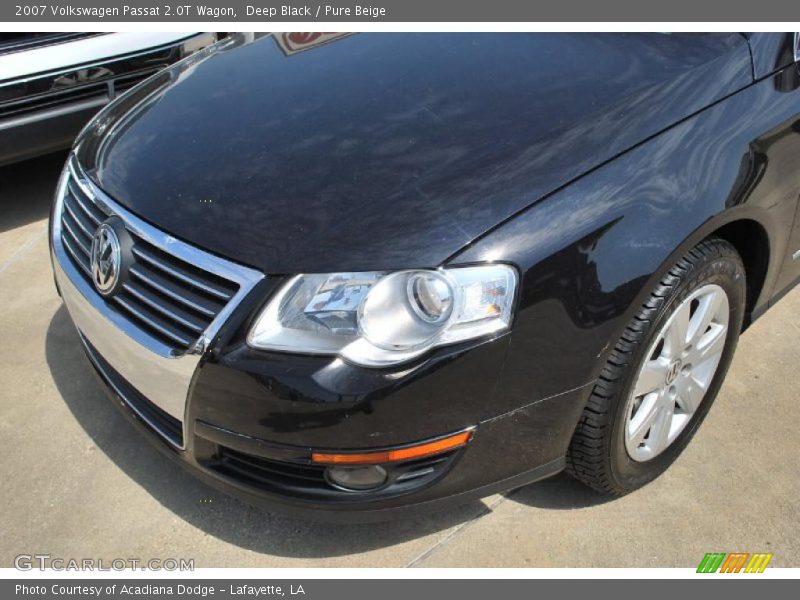 Deep Black / Pure Beige 2007 Volkswagen Passat 2.0T Wagon
