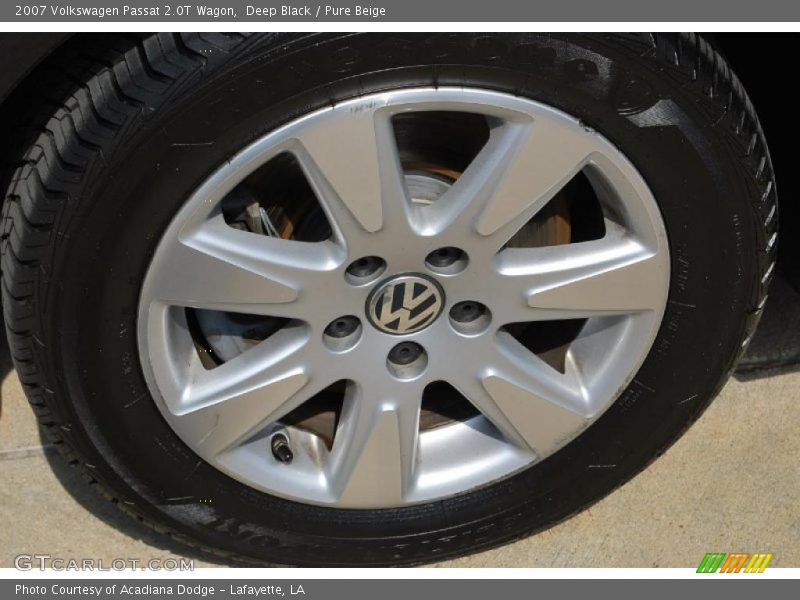 Deep Black / Pure Beige 2007 Volkswagen Passat 2.0T Wagon